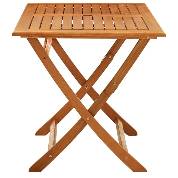 vidaXL Folding Garden Table 120x70x75 cm Solid Eucalyptus Wood vidaXL Folding Garden Table 120x70x75 cm Solid Eucalyptus Wood