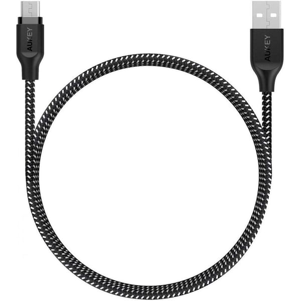 Aukey USB 2.0 To Micro USB Cable 1.2m Black Aukey USB 2.0 To Micro USB Cable 1.2m Black