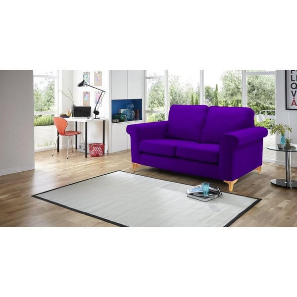 Purple 2 seater shop sofa