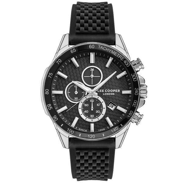 Lee Cooper Men's Multi Function Black Dial Watch - Lc07341.361