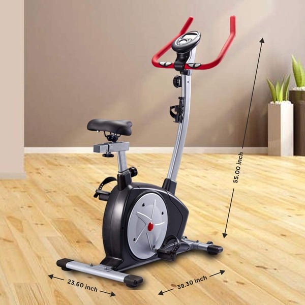 Sparnod Fitness SUB-55/WNQ-3318LA Upright Exercise Bike Stationary Bikes with Adjustable Cushion Seat (Free Installation) Sparnod Fitness SUB-55/WNQ-3318LA Upright Exercise Bike Stationary Bikes with Adjustable Cushion Seat (Free Installation)