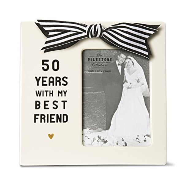 Pavilion Gift Company 63019 50th Anniversary Photo Frame 7 by 7-Inch 
