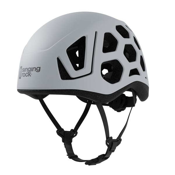 Singing Rock Hex Climbing Helmet, Medium (52-58cm), Ice White