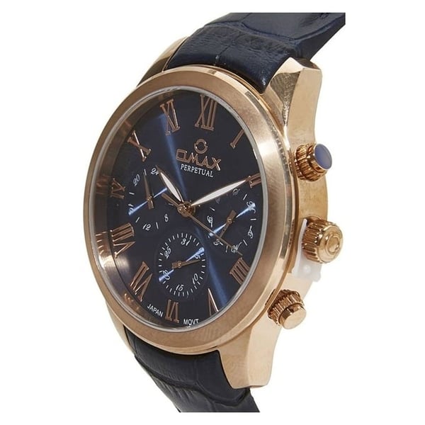 Omax PG10R44I Mens Multifunction Leather Watch Omax PG10R44I Mens Multifunction Leather Watch