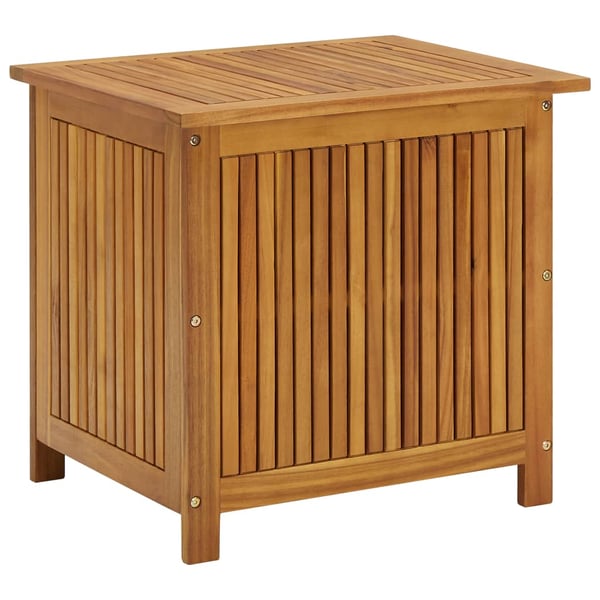 Vidaxl Garden Storage Box 60x50x58 Cm Solid Acacia Wood Vidaxl Garden Storage Box 60x50x58 Cm Solid Acacia Wood
