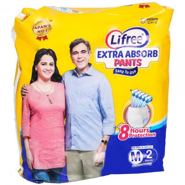 Buy Lifree Medium Size Diaper Pants 2 Count Online in UAE Sharaf DG