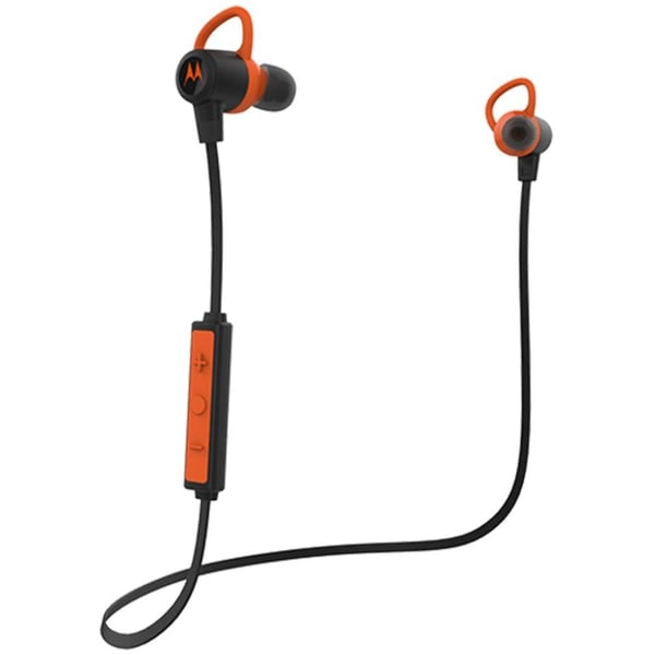 Motorola MVLPA Verve Loop+ Wearable Waterproof Wireless Bluetooth Stereo Earbuds Black