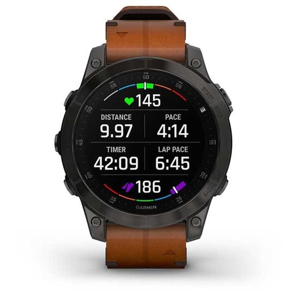 Garmin 010-02582-30 Epix Gen 2 Smart Watch Black/Brown Garmin 010-02582-30 Epix Gen 2 Smart Watch Black/Brown