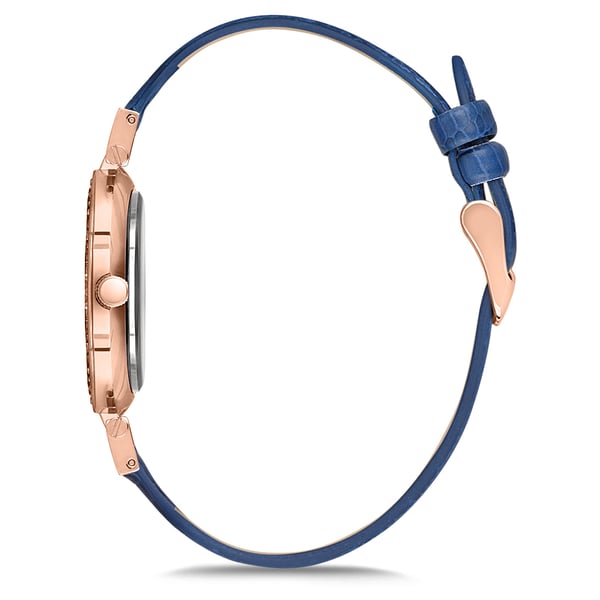 Omax Sunset Series Blue Leather Analog Watch For Women SU003R64I Omax Sunset Series Blue Leather Analog Watch For Women SU003R64I