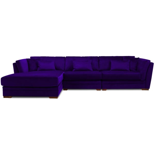 Purple sectional sofa best sale