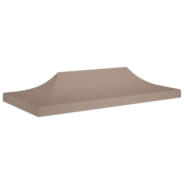 vidaXL Party Tent Roof 6x3 m Taupe 270 g/m2