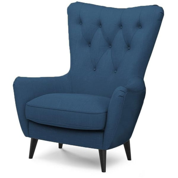 Galaxy Design Louvre Single Seat Sofa Blue