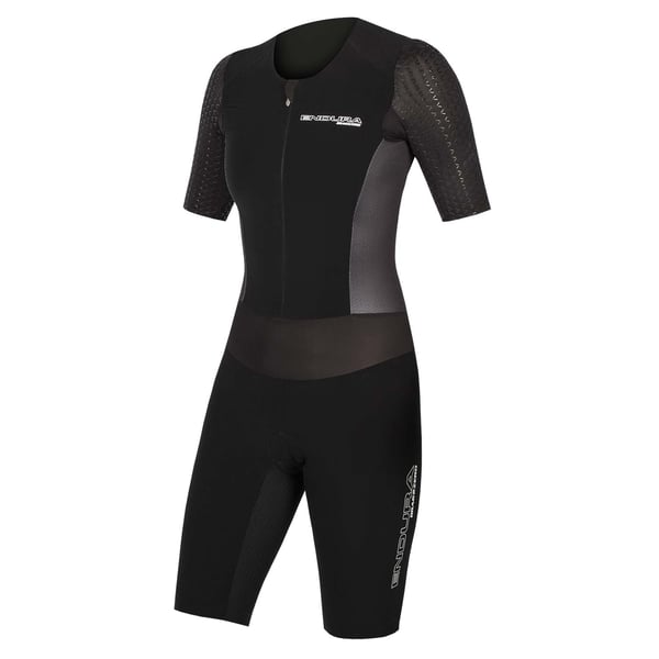 Endura Wms Qdc D2z S/s Tri Suit Ii With Sst, Medium, Black Endura Wms Qdc D2z S/s Tri Suit Ii With Sst, Medium, Black