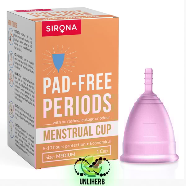 Buy Sirona Pad Free Periods Menstrual Cup For Women Medium Online in