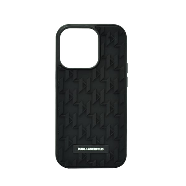 Karl Lagerfeld 3D Monogram Hard Case For Iphone 14 Pro Black Karl Lagerfeld 3D Monogram Hard Case For Iphone 14 Pro Black
