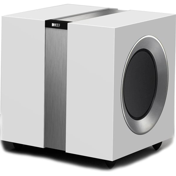 KEF R400B Active Subwoofer White Gloss