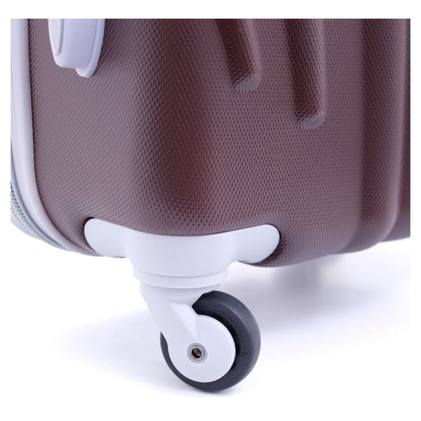 Para John ABS Luggage Travel Trolley With 4 Wheels 3pcs Set Coffee Para John ABS Luggage Travel Trolley With 4 Wheels 3pcs Set Coffee