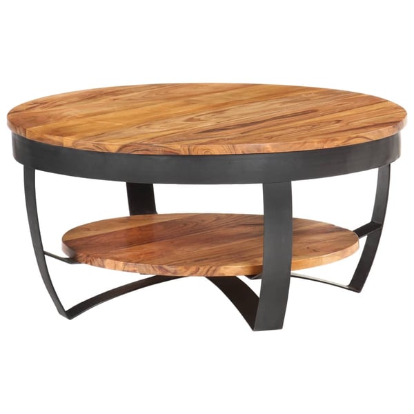 vidaXL Coffee Table 65x65x32 cm Solid Acacia Wood vidaXL Coffee Table 65x65x32 cm Solid Acacia Wood