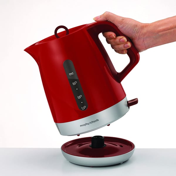 Buy Morphy Richards Chroma Plastic Jug Kettle Red, 101209 Online in