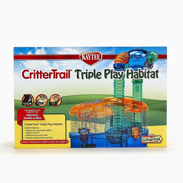 Kaytee Crittertrail Triple Play Habitat Kaytee Crittertrail Triple Play Habitat