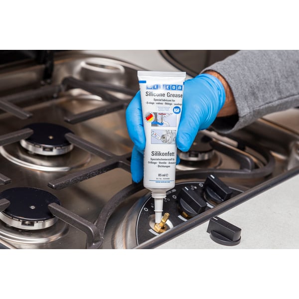 Weicon Silicone Grease 1 Kg, Lubricant For Valves, Fittings And Seals