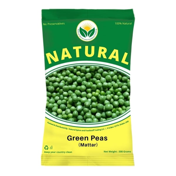 Natural Fresh Green Peas (matar) 2.5kg