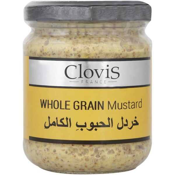 Clovis Whole Grain Mustard 200gm Clovis Whole Grain Mustard 200gm