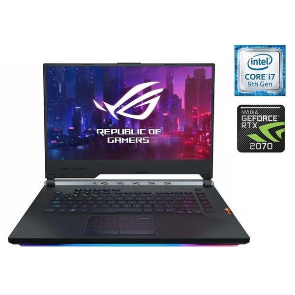Asus ROG Strix SCAR III G531GW-AZ338T Gaming Laptop - Core i7 2.6GHz 32GB 1TB 8GB Win10 15.6inch FHD Black English/Arabic Keyboard Asus ROG Strix SCAR III G531GW-AZ338T Gaming Laptop - Core i7 2.6GHz 32GB 1TB 8GB Win10 15.6inch FHD Black English/Arabic Keyboard
