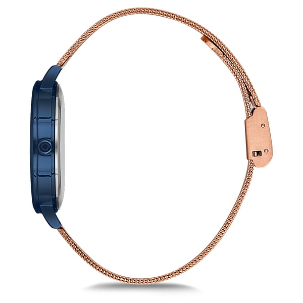 Omax Marble Collection Rose Gold Mesh Analog Watch For Women MR01S48I Omax Marble Collection Rose Gold Mesh Analog Watch For Women MR01S48I