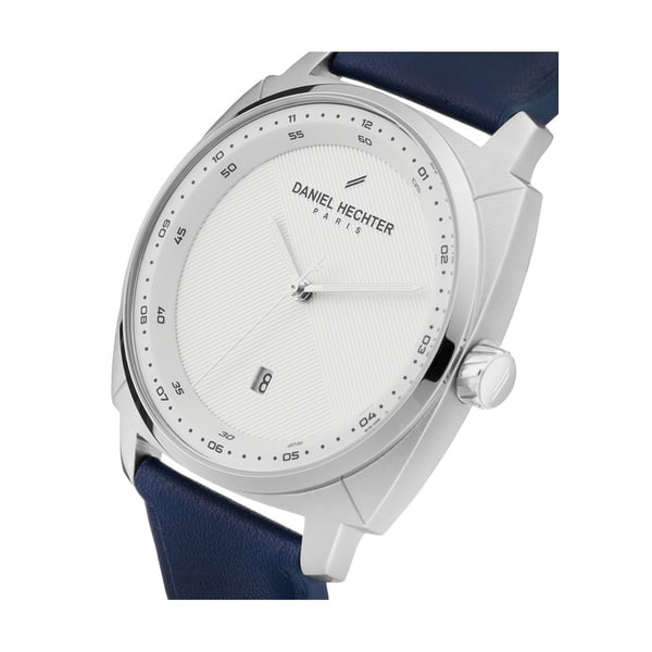 Daniel Hechter Carré Poseidon Blue genuine Leather Mens Watch Daniel Hechter Carré Poseidon Blue genuine Leather Mens Watch
