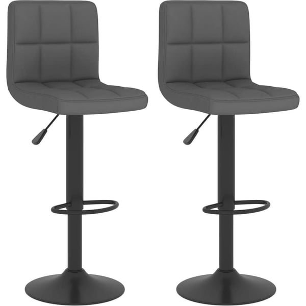 Grey and black bar best sale stool