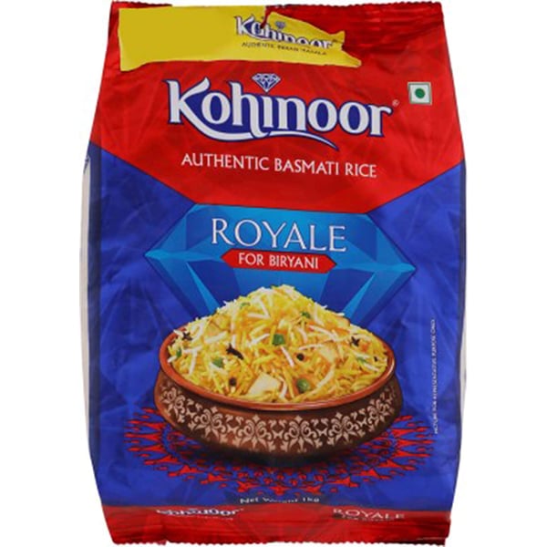Kohinoor Authentic Basmati Rice, Royale 1kg