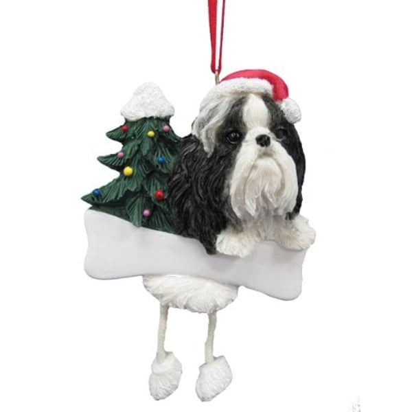 Christmas top shih tzu