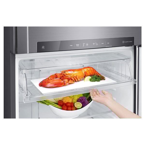 LG Top Mount Refrigerator 630 Litres GRH832HLHU, LINEAR Cooling, DoorCooling, HygieneFresh LG Top Mount Refrigerator 630 Litres GRH832HLHU, LINEAR Cooling, DoorCooling, HygieneFresh