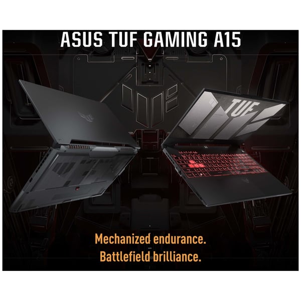 ASUS TUF Gaming A15 FA507RC-HN018W Gaming Laptop - Ryzen 7 3.2GHz 16GB 512GB 4GB Win11 15.6inch FHD 144Hz Jaeger Grey Nvidia GeForce RTX 3050