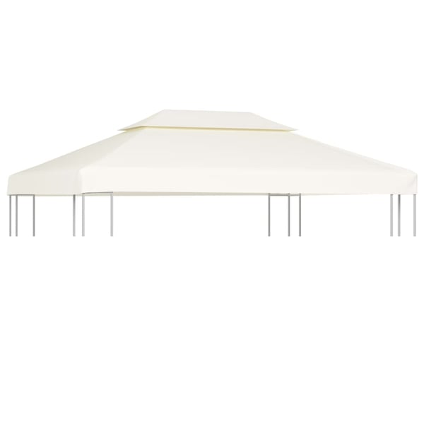 Vidaxl Gazebo Cover Canopy Replacement 310 G / M² Cream White 3 X 4 M