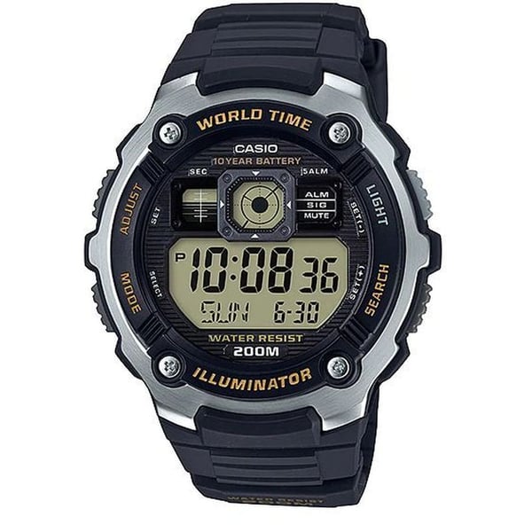 Casio Black Resin Men Watch AE-2000W-9AVDF Casio Black Resin Men Watch AE-2000W-9AVDF