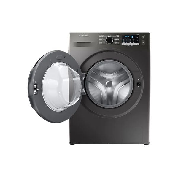 Front view of Samsung WW80TA046AX Front Load 8 KG washing machine