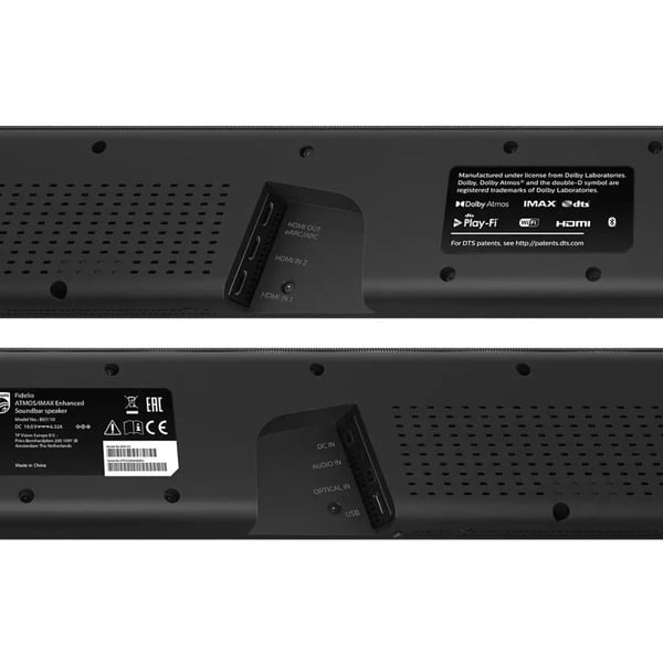 Philips 7.1.2 Channels Fidelio Soundbar With Subwoofer B9798