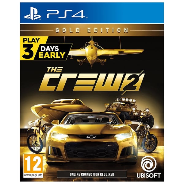 PS4 The Crew 2 Gold Edition Game