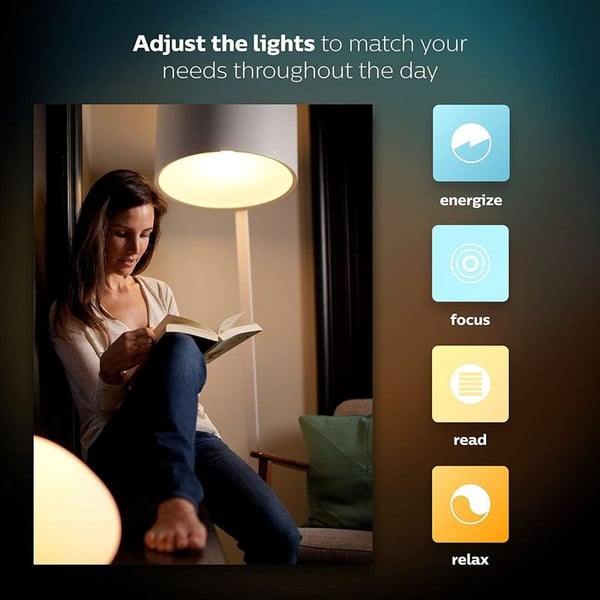 Philips Hue White Ambiance LED Smart Bulb - Starter Kit