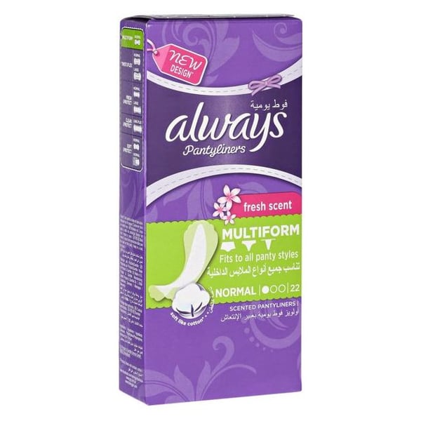 Always 22 Pcs Multiform Pantyliners price in Bahrain, Buy Always 22 Pcs