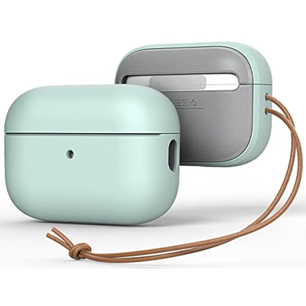 VRS Design Modern for Airpods Pro 2nd Generation case (2022) Airpods Pro 2 case cover with Leather Strap - Marine Green VRS Design Modern for Airpods Pro 2nd Generation case (2022) Airpods Pro 2 case cover with Leather Strap - Marine Green