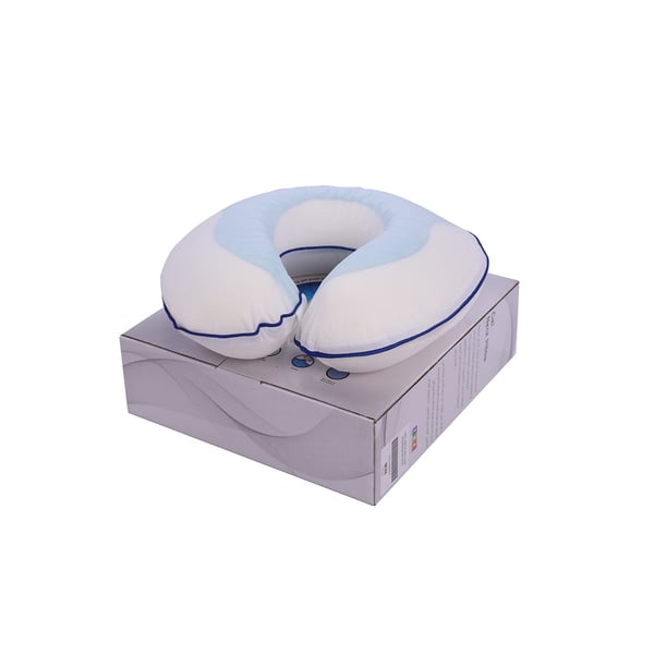 Buy Gel Neck Pillow 30x29x9cm White Online in UAE Sharaf DG
