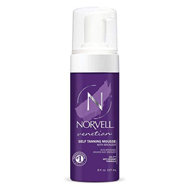 Norvell Venetian Sunless Self-Tanning Mousse with Bronzer - Instant Self Tanner - Natural Looking - Anti-Orange - Fake Tan for Bronzing Glow, 8 fl.oz. Norvell Venetian Sunless Self-Tanning Mousse with Bronzer - Instant Self Tanner - Natural Looking - Anti-Orange - Fake Tan for Bronzing Glow, 8 fl.oz.