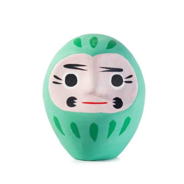 Donkey Daruma | Green | Wish Fulfiller Donkey Daruma | Green | Wish Fulfiller