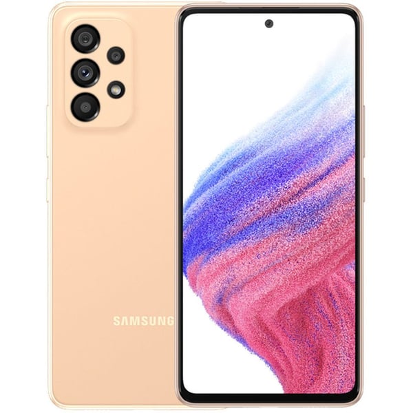 Samsung Galaxy A53 256GB Awesome Peach 5G Dual Sim Smartphone Samsung Galaxy A53 256GB Awesome Peach 5G Dual Sim Smartphone