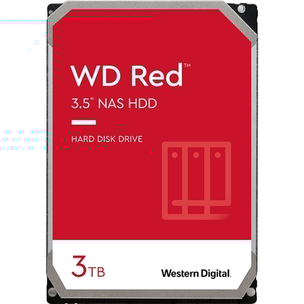 Wd 3tb Nas Internal Hard Drive - 5400 Rpm Class, Sata 6 Gb/s, 64 Mb Cache, 3.5
