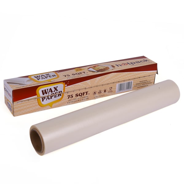 Hotpack wax paper,75sq.ft*30cm