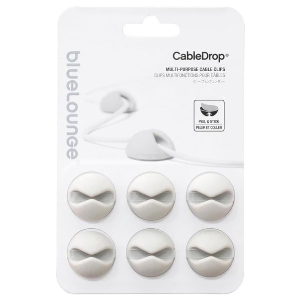 Blue Lounge CD-WHT CableDrop White Blue Lounge CD-WHT CableDrop White